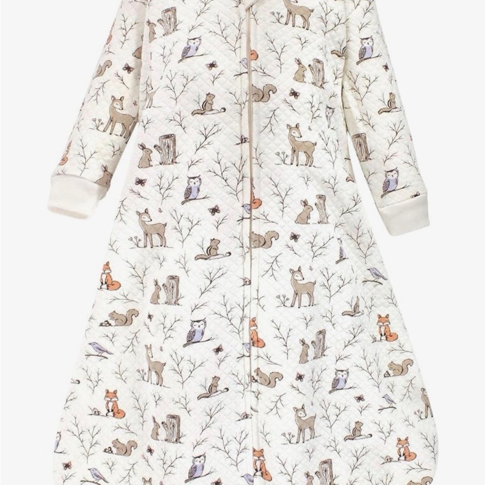 Hudson Baby Cream Woodland Animal Sleep Sack